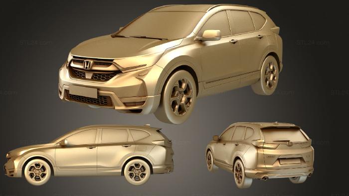 Автомобили и транспорт (Honda CR V 2019, CARS_1894) 3D модель для ЧПУ станка